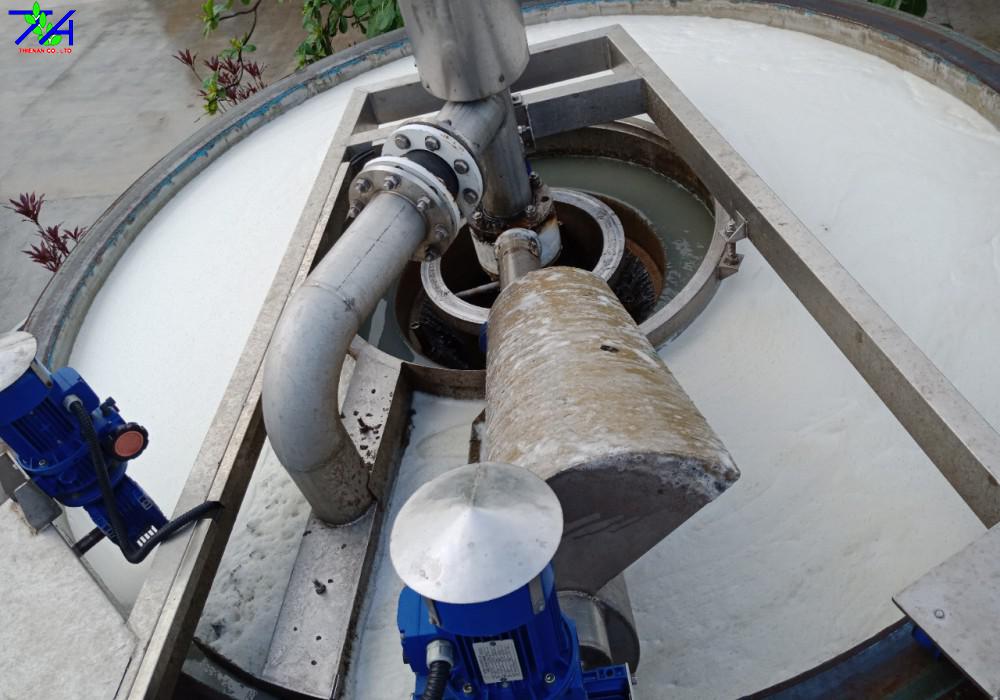 Hệ thống xử lý nước thải chế biến thủy sản - Cty Năm Sao công suất 300M3/ Ngày Đêm