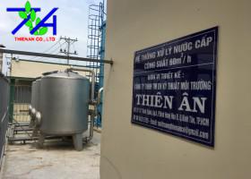 Hệ thống xử lý nước cấp 60M3/h- Trung Sơn Long An