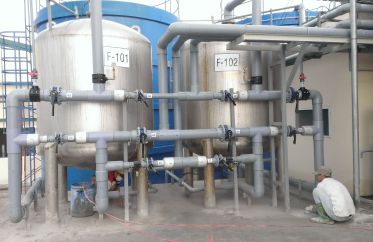 Thiết kế hệ thống xử lý nước cấp.
